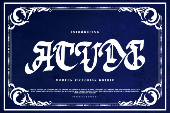 Acude: The Authentic Blackletter for Bold Ideas
