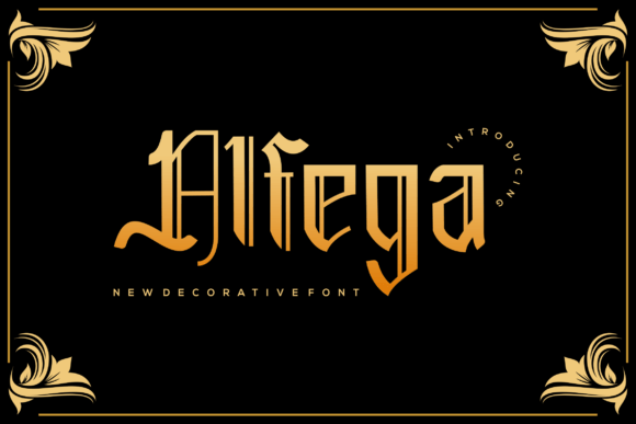 Alfega: A Modern Blackletter Font for Bold Branding