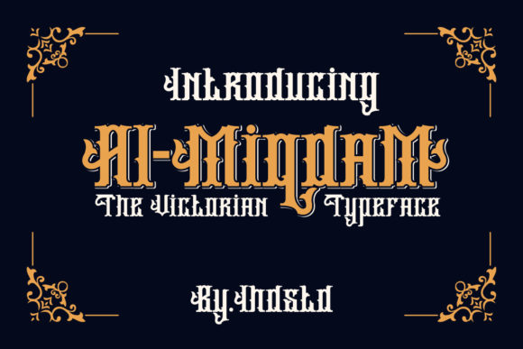 Almiqdam: A Bold Blackletter for Distinctive Designs