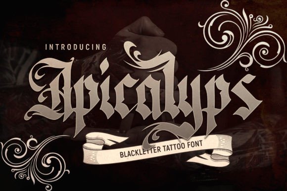 Apicalyps: The Bold Blackletter Font for Modern Branding