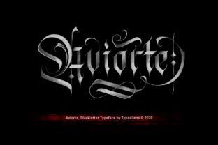 Aviorte: The Elegant Blackletter for Modern Design