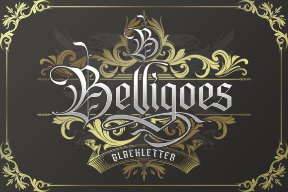 Belligoes: A Bold Blackletter for Modern Brands