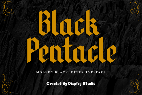 Black Pentacle: A Blackletter Font for Bold Branding