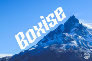 Boxise: The Modern Blackletter with Remarkable Legibility