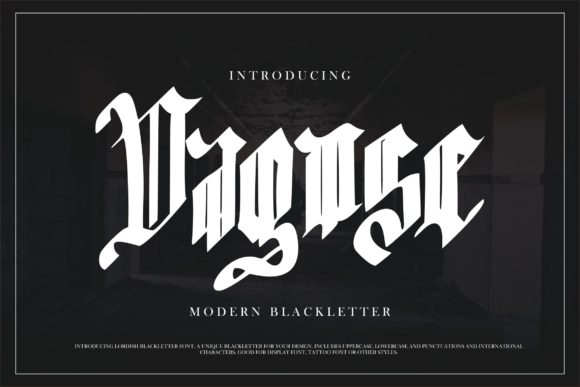 Dagose: A Blackletter Font for Bold Branding