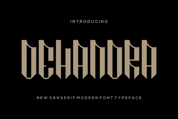 Dehandra: A Bold Black Letter Font for Authentic Branding