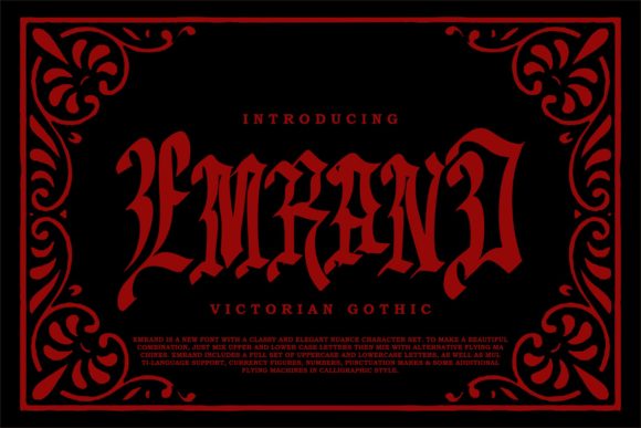 Emrand: The Blackletter Font for Unforgettable Branding