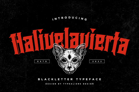 Halivelavierta: Bridging Vintage Gothic and Modern Serifs