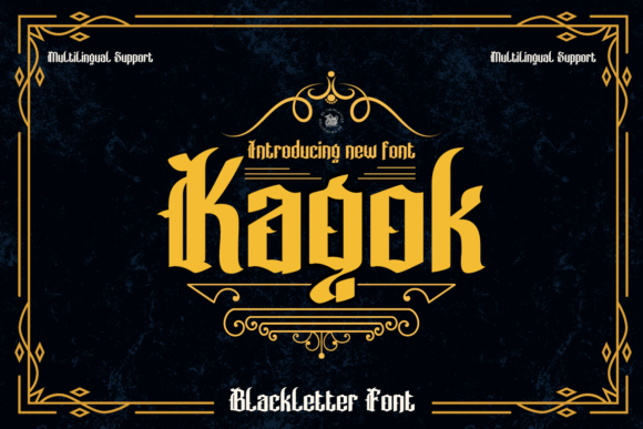 Kagok: A Bold Blackletter Revival for Modern Designers