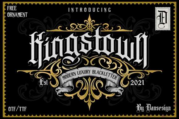 Kingstown: Unlocking the Power of Premium Blackletter Design