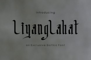 Liyanglahat: The Modern Blackletter Font Redefining Bold Design
