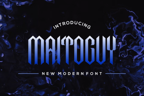 Maitoguy: The Modern Blackletter Font for Elegant Design