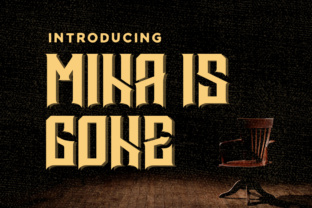 Mina is Gone: A Blackletter Stencil for Modern Impact