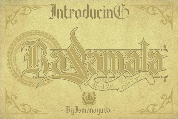 Rasamala: A Bold Blackletter for Distinct Branding