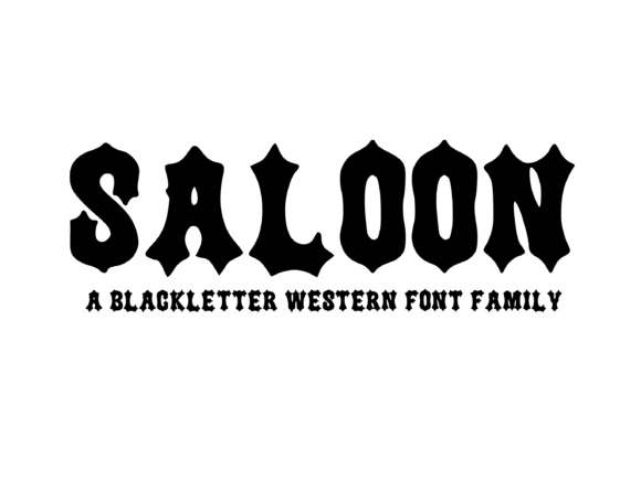 Saloon: The Assertive Blackletter Font for Bold Branding