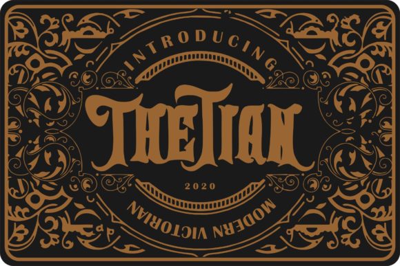 Thetian: A Blackletter Font That Commands Attention