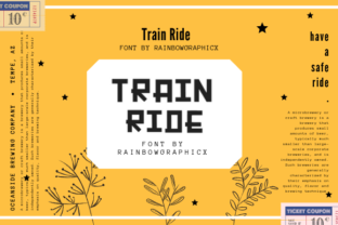 Train Ride Font: Where Playful Style Meets Blackletter Charm