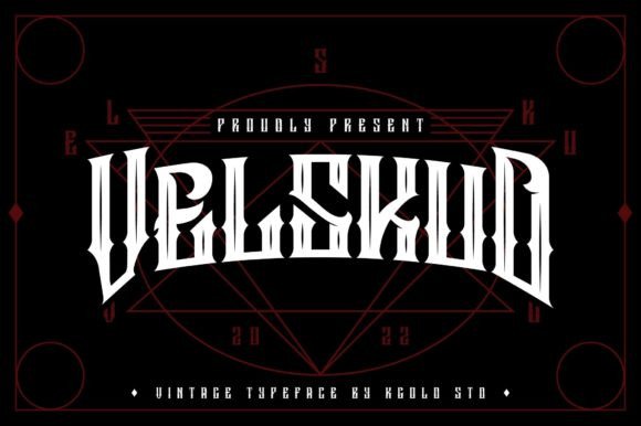 Velskud: A Blackletter Font with Modern Edge