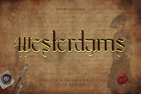 Westerdams: A Blackletter Font That Breathe Life into Designs