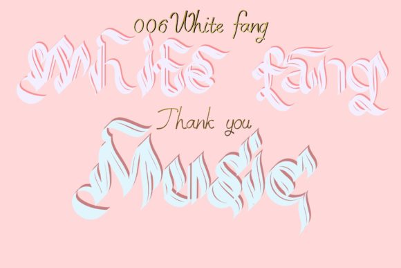 White Fang: The Bold Blackletter Typeface for Modern Design