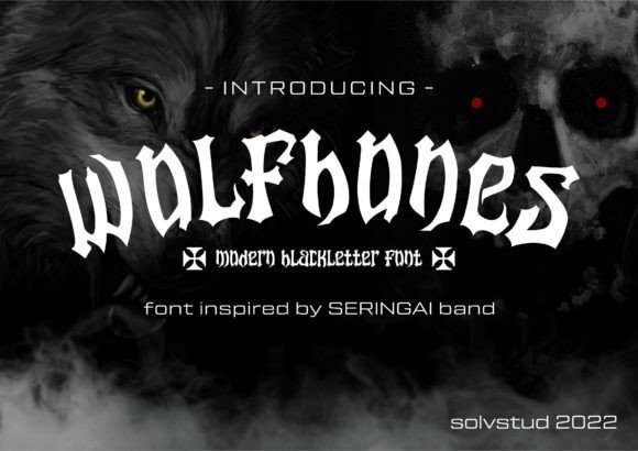 Wolfbones: A Bold Blackletter for Modern Branding